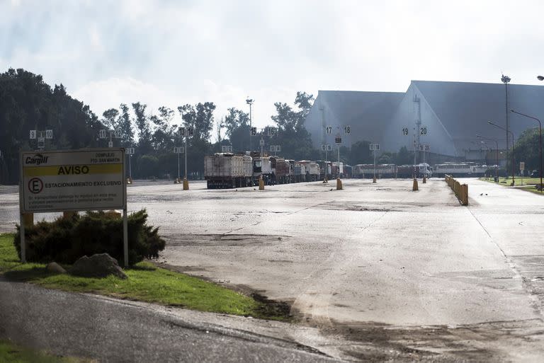 Hay menor actividad en la zona de San Lorenzo, Puerto General San Martin y Timbúes