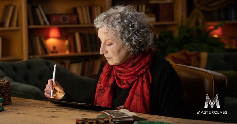 <span> Credit: <a href="https://www.masterclass.com/classes/margaret-atwood-teaches-creative-writing" rel="nofollow noopener" target="_blank" data-ylk="slk:MasterClass;elm:context_link;itc:0;sec:content-canvas" class="link ">MasterClass</a></span> <span class="copyright">Credit: <a href="https://www.masterclass.com/classes/margaret-atwood-teaches-creative-writing" rel="nofollow noopener" target="_blank" data-ylk="slk:MasterClass;elm:context_link;itc:0;sec:content-canvas" class="link ">MasterClass</a></span>