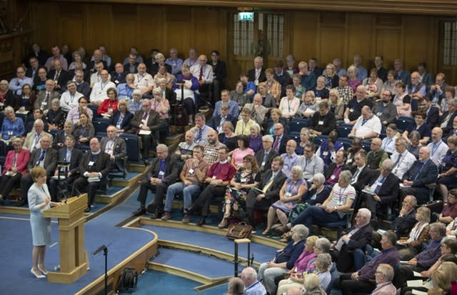 Nicola Sturgeon addresses the General Assembly