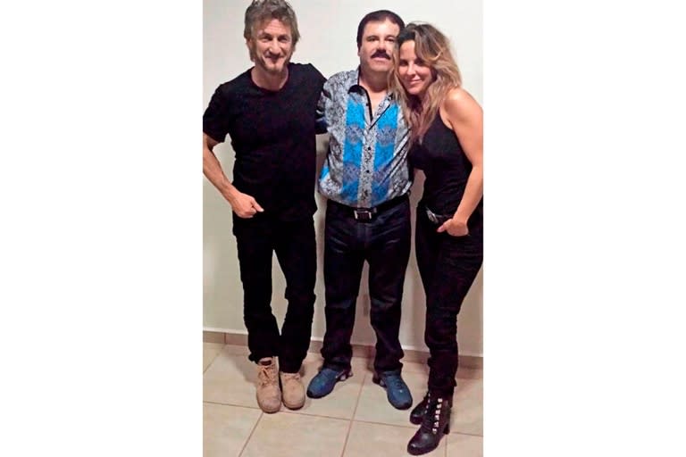 Fotografía tomada durante el encuentro entre Kate del Castillo, Joaquín 