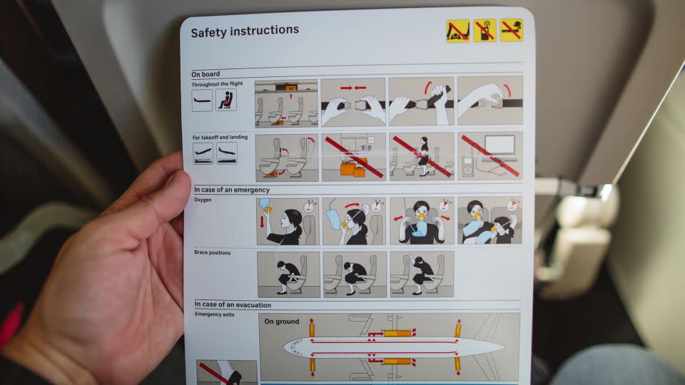 Airlines communicate safety messages via safety cards, videos and demonstrations - nelic/iStock Editorial/Getty Images