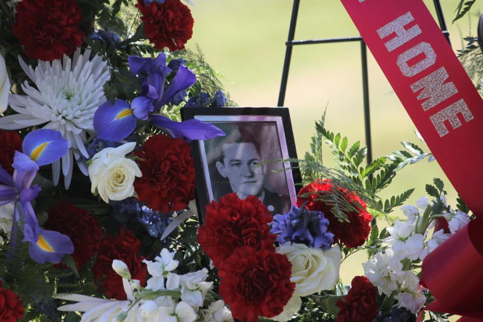 Army Staff Sgt. Grady Haskell Canup was buried Sunday at Forest Lawn Cemetery in Anderson, decades after he died in combat during WWII.