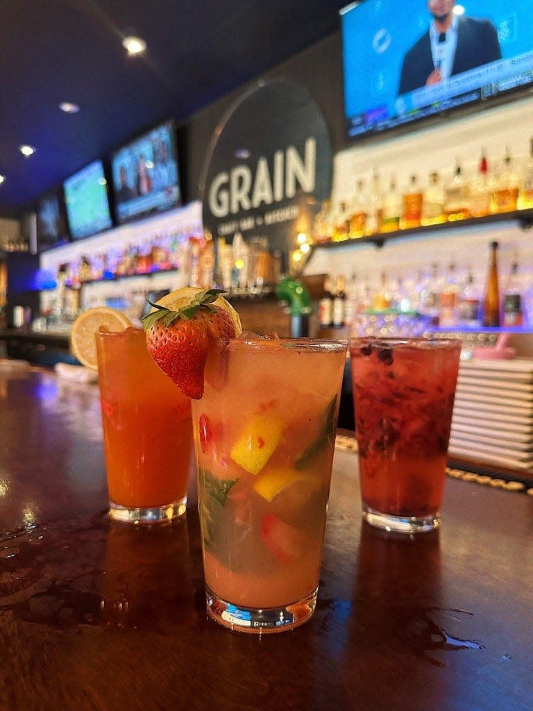 Grain Craft Bar + Kitchen has a variety of mocktails on the menu. If you can't find one you like, ask a bartender to whip up what you're craving.