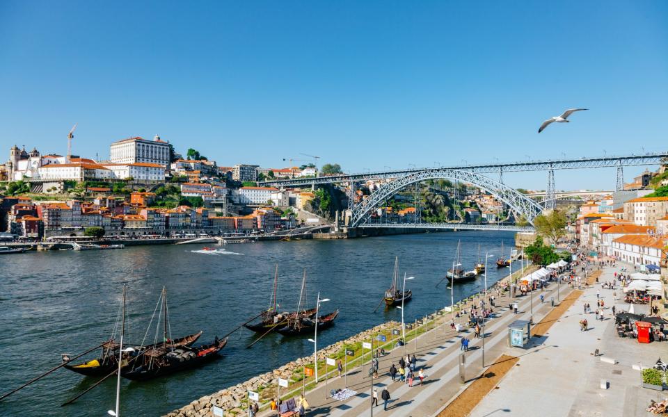 Porto river scene - Getty