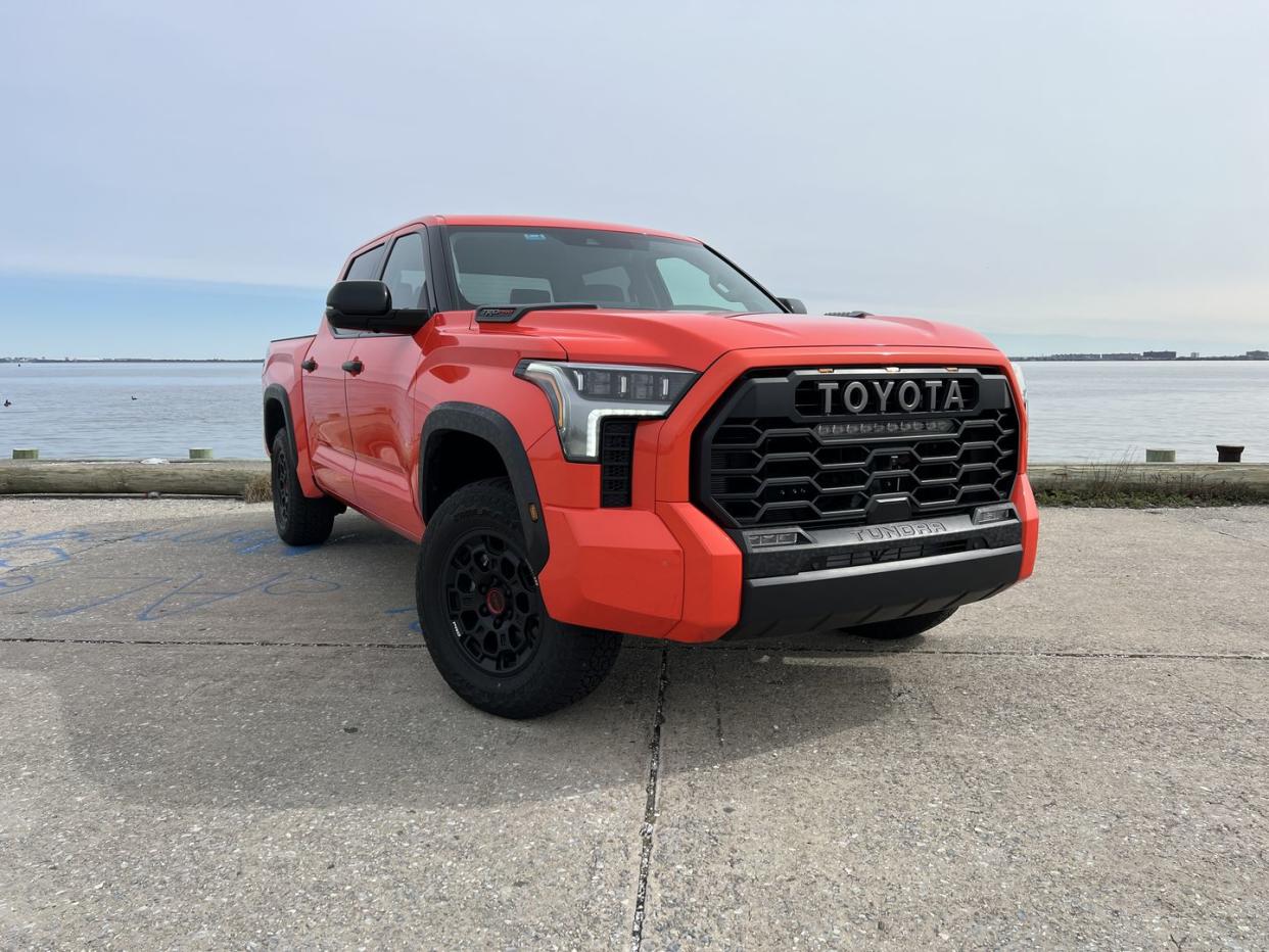 2024 toyota tundra trd pro i force max front three quarter