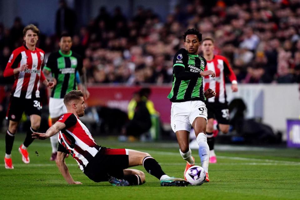 Joao Pedro played the full game at Brentford <i>(Image: PA)</i>