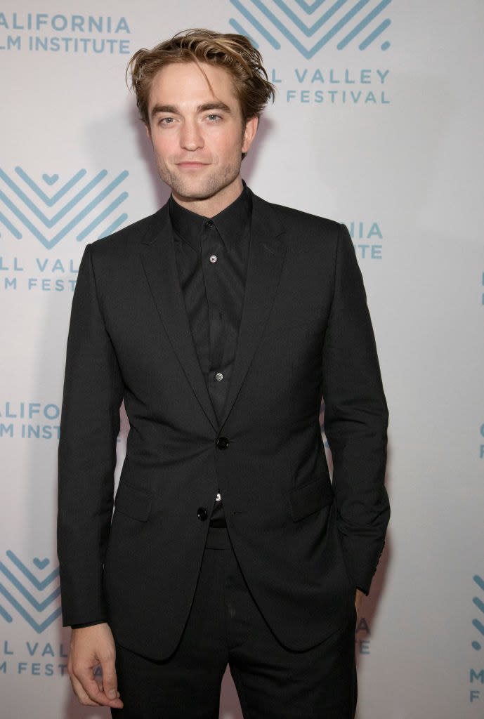 Pattinson at the screening for "The Lighthouse" and "Harriet" in 2019