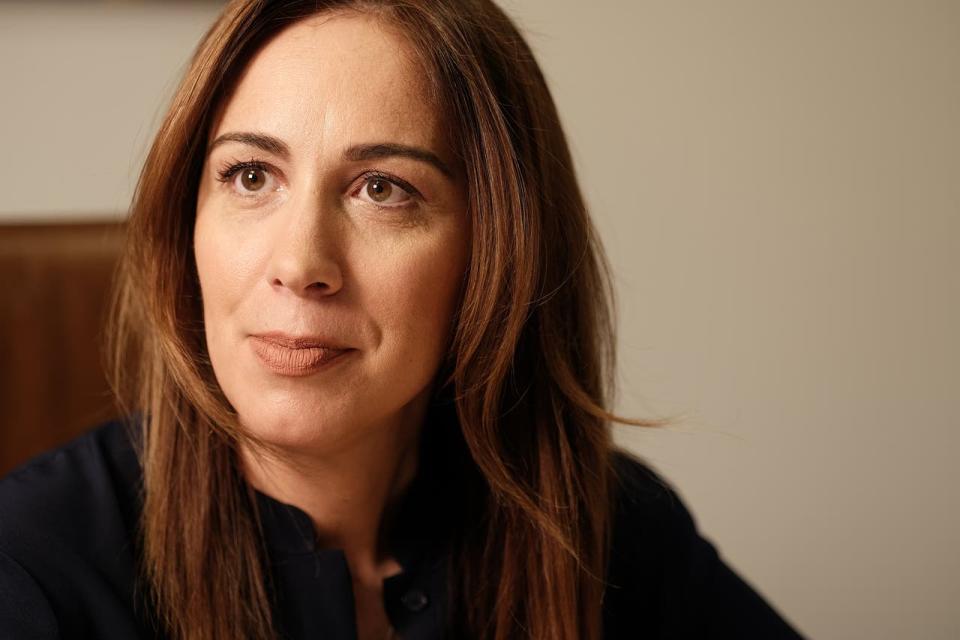 María Eugenia Vidal, jefa de la misión observadora para las elecciones legislativas que se realizarán este domingo en El Salvador