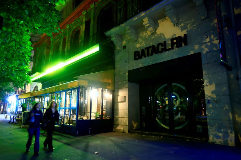 FILE PHOTO: The Bataclan concert venue in Paris before the opening of the trial of the November 2015 Paris attacks