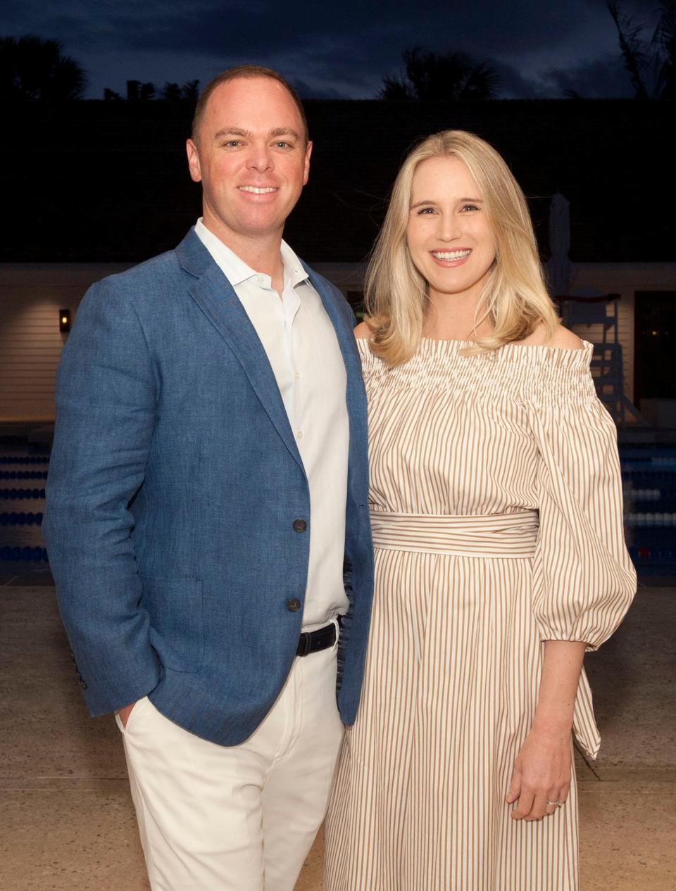 Fritz and Judy Van der Grift at the Hanley Foundation Palm Beach Dinner at the Sailfish Club in January 2020. The 2024 event is scheduled for Feb. 15.