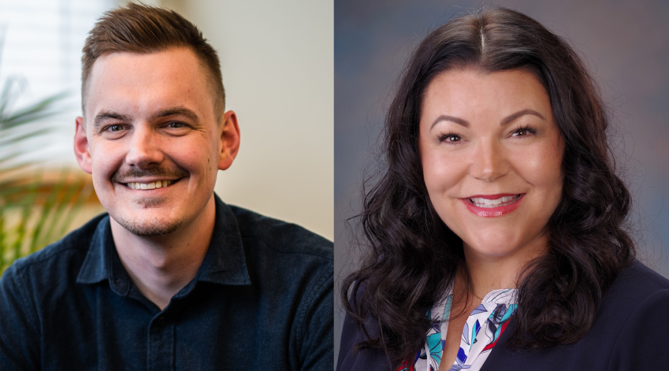 Peter Harpster, left, and Kim Lehrman, right, are both vying for the Pasco City Council’s at-large seat. Their race has raked in more endorsements and financial contributions than any other in the Tri-Cities this election cycle.