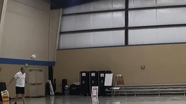 Watch: Idaho man heads a soccer ball into a target from nearly 53 feet