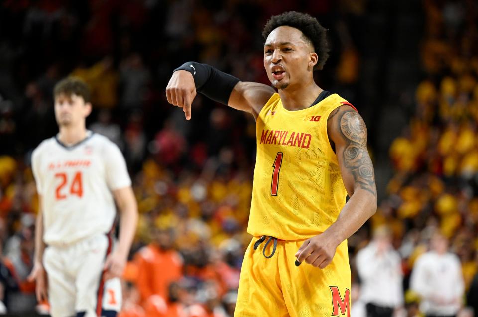 Jahmir Young led Maryland with 24 points Friday in a 71-65 victory over No. 17 Illinois that was the Terrapins' first close game of the season.