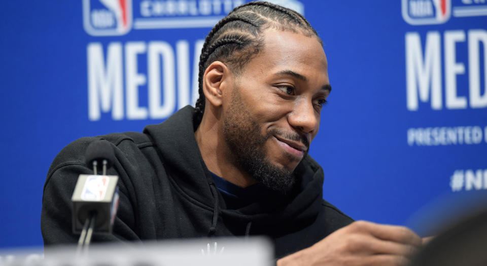 Kawhi Leonard hates the cold. (Getty)