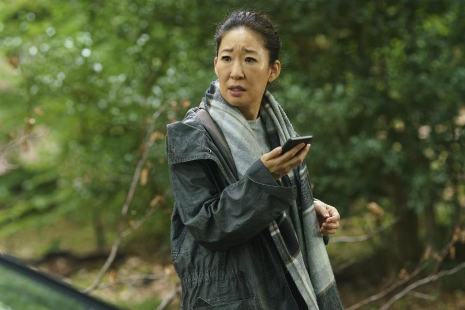 Actor Sandra Oh in a scene from  the TV series Killing Eve