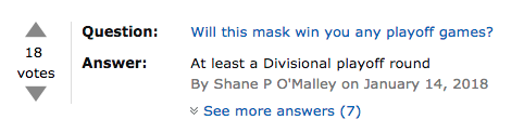 Eagles fans are doggone crazy for those creepy underdog masks