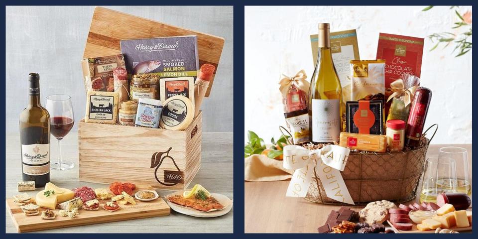 Wine and Cheese Gift Baskets Worth Salivating Over