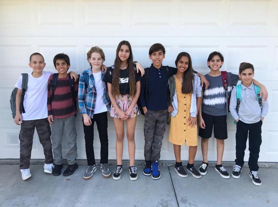 First day of 8th grade. Be proud of yourselves kids for being kind, respectful, and helpful to all your fellow peers, teachers and staff