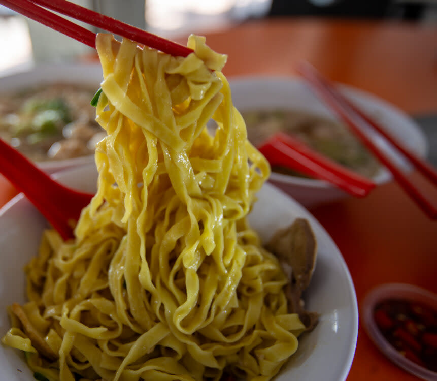 JB Old San Huan Teochew Kway Teow Soup - dry noodles