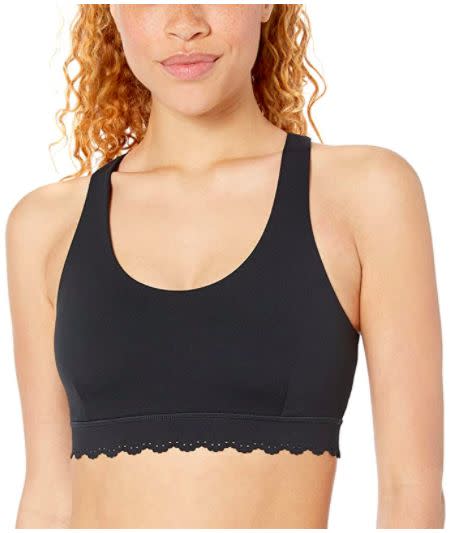  Lemedy Molded Cup Sports Bra Medium Impact Padded