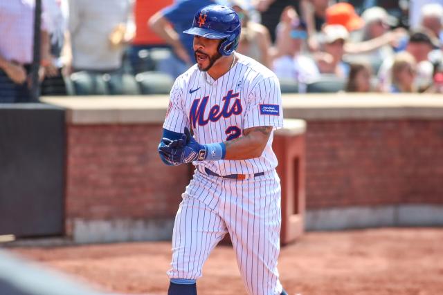 Mets Player Celebrates Hit by Pitch RBI in the Hospital