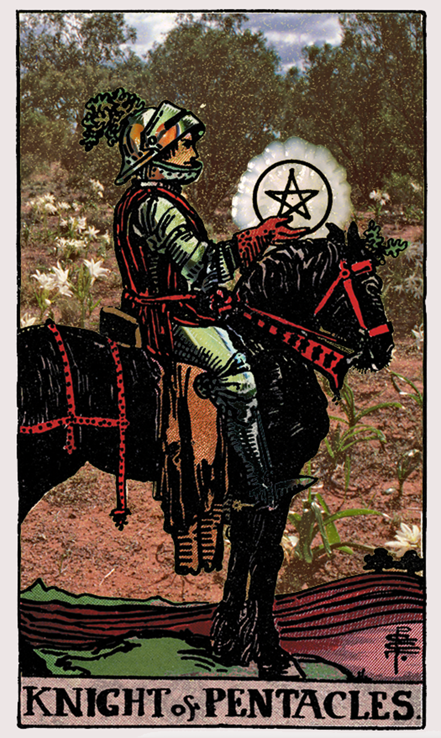 knight of pentacles tarot card