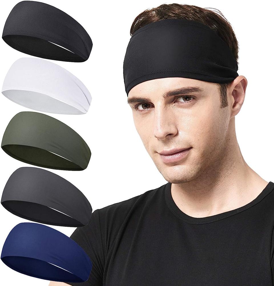 the 5-pack of stretch headbands