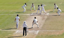 Cricket - India v England - Second Test cricket match - Dr. Y.S. Rajasekhara Reddy ACA-VDCA Cricket Stadium, Visakhapatnam, India - 20/11/16. England's Haseeb Hameed plays a shot. REUTERS/Danish Siddiqui