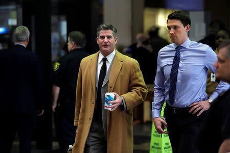 Daniel Herbert, attorney for former Chicago police officer Jason Van Dyke, attends Van Dyke's sentencing for the fatal shooting of Laquan McDonald at the Leighton Criminal Courts Building in Chicago, Illinois, U.S., January 18, 2019. REUTERS/Joshua Lott