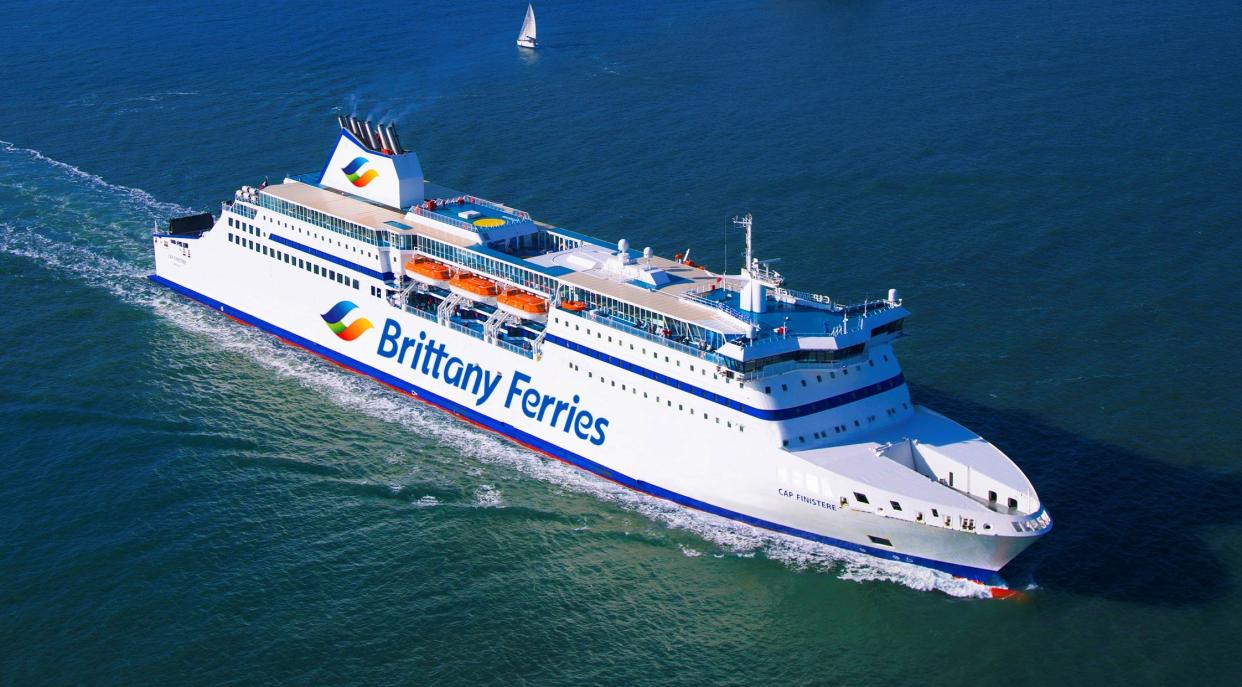 Portugal bound? Cap Finistère, the ship that may be used for a new route from the UK (Brittany Ferries)