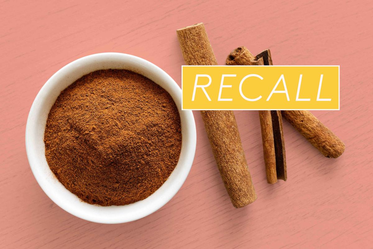 Ground Cinnamon Sold Nationwide Recalled Due to Elevated Lead Levels