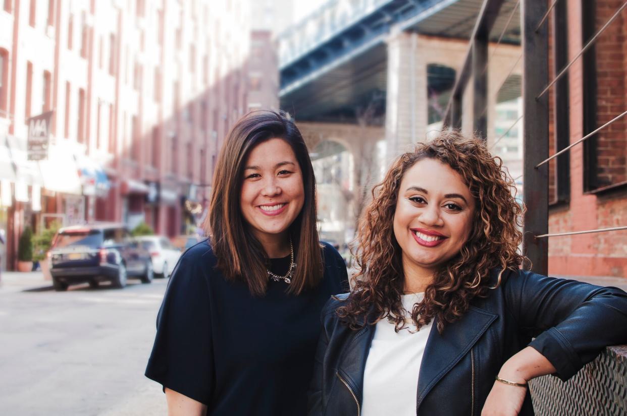 Marah Lidey, right, and Naomi Hirabayashi, the co-founders of Shine. (Photo: Courtesy of Shine)