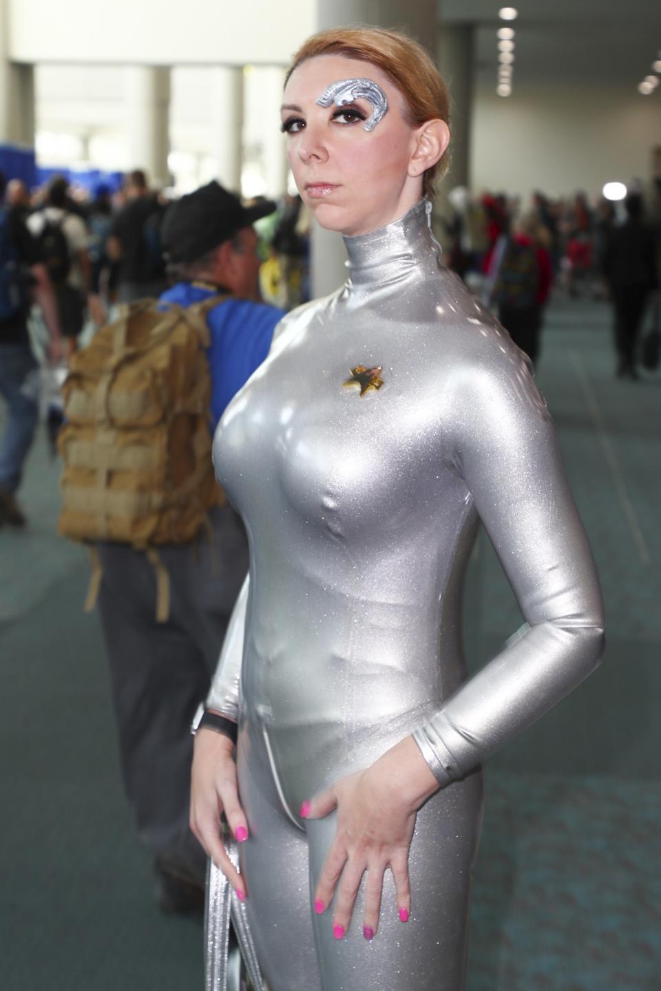 Seven of Nine from Star Trek: Voyager  cosplayer