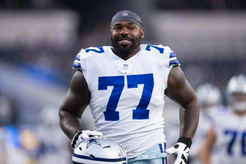 Offensive tackle Tyron Smith has had a solid career with the Cowboys. Will he choose to retire or to return?