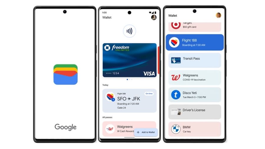 Google Wallet Google 錢包 圖/Google 官方介紹