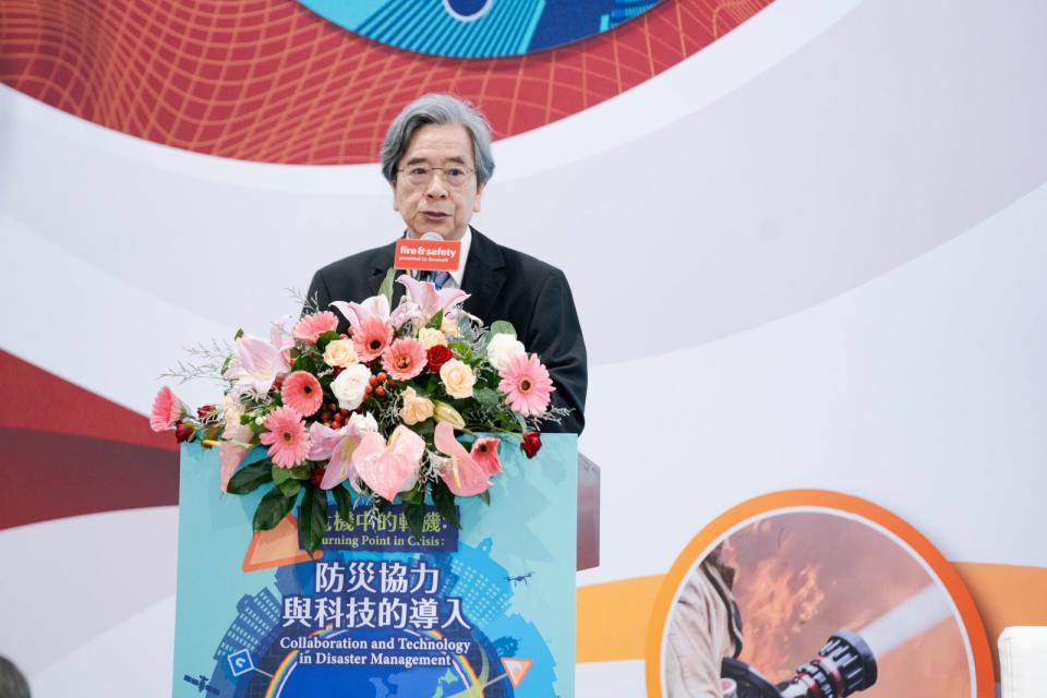 TAEF（台亞會）董事長蕭新煌在開幕致詞中指出，跨國的防救災合作已經是必要的災害防治趨勢。台亞會提供