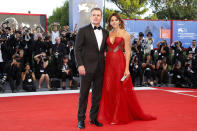 <p>Damon had wife Luciana on his arm at the Venice Film Festival for the <i>Downsizing</i> premiere. Can you believe they’re been married for nearly 12 years? (Photo: P. Lehman/Barcroft Images/Barcroft Media via Getty Images) </p>