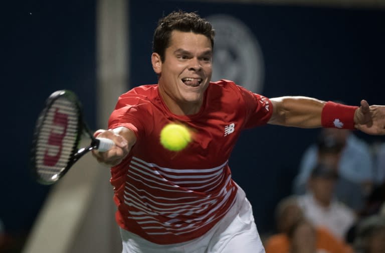 Canada's Milos Raonic is one of the sport's widely hyped new generation