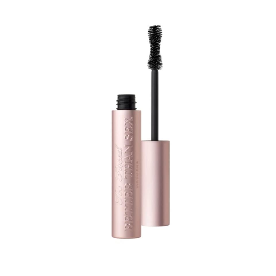 <p>Whether or not <span>TooFaced Better Than Sex Mascara</span> ($27) is indeed better than sex is debatable, but what isn't up for debate is the fact that the mascara really does enhance and volumize the lashes, giving your eyes all kinds of drama after just one coat.</p>