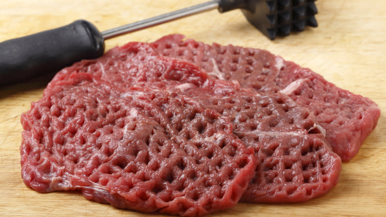 Tenderized steaks