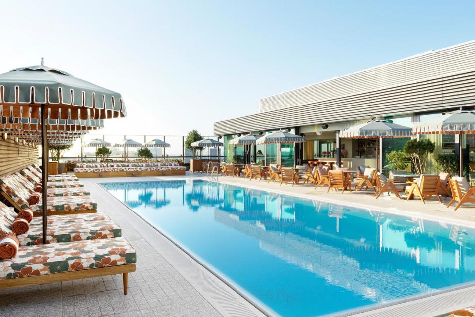 Soho House White City's pool area (Simon Brown/Soho House )