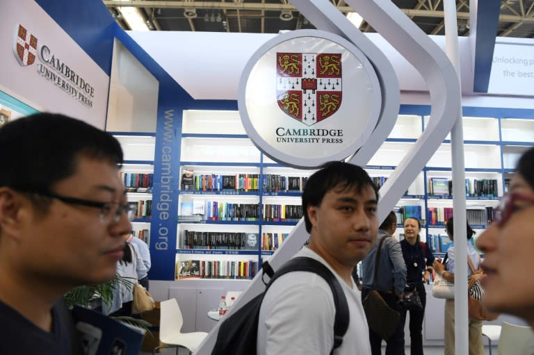 Rita Yan, a CUP coordinator at the publisher's booth, told AFP that the censorship issue "wasn't affecting our activities at the book fair."