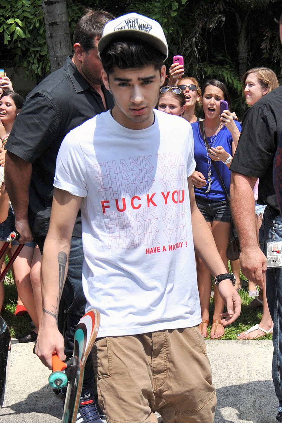 Zayn Malik’s ‘F**k You’ Shirt — Is It Funny Or Offensive? Vote