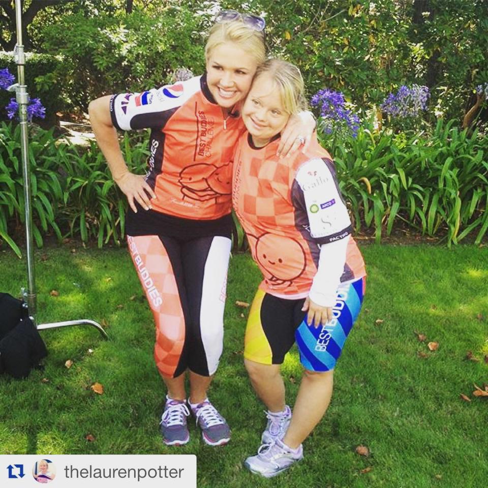 ET's very own Nancy O'Dell is serving as a Global Ambassador for the Special Olympics this year! Nancy participated in the World Summer Games' Unified Relay torch running ceremony on Friday as a Co-Captain, running in the final leg of the event with <em>Glee</em> actress Lauren Potter. Nancy shared her excitement on Instagram, posting a sweet pic of her and Lauren which she captioned, "I am so honored and excited for tomorrow as I run in the #UnifiedRelay with my friend @thelaurenpotter Join me as we #PassTheFlame in the @SpecialOlympics." Nancy has long been an outspoken advocate for Best Buddies International and the Special Olympics because of their tireless dedication to bringing joy, opportunity, respect and inclusion to all people. <strong>NEWS: Lady Gaga and Taylor Kinney Take the Plunge To Raise Money for the Special Olympics! </strong> The ET host opened up on Facebook recently, sharing a story about her Aunt Ellen who had Down Syndrome and was often not treated with respect and inclusion despite being a wonderful, loving person. "Because of Best Buddies and the Special Olympics, others like my Aunt Ellen are thriving and living a very fulfilling life today. They're given job opportunities and the chance to develop wonderful friendships. And, with the Special Olympics, they are given a chance to compete with other athletes from all over the world," Nancy shared. "I am honored to be a Good Will Ambassador for the Special Olympics and a Co-Captain in the Unified Torch relay." The 2015 Special Olympics World Summer Games kick off July 25 in Los Angeles. <strong>WATCH: Nancy O'Dell Takes The ALS Awareness Ice Bucket Challenge! </strong>