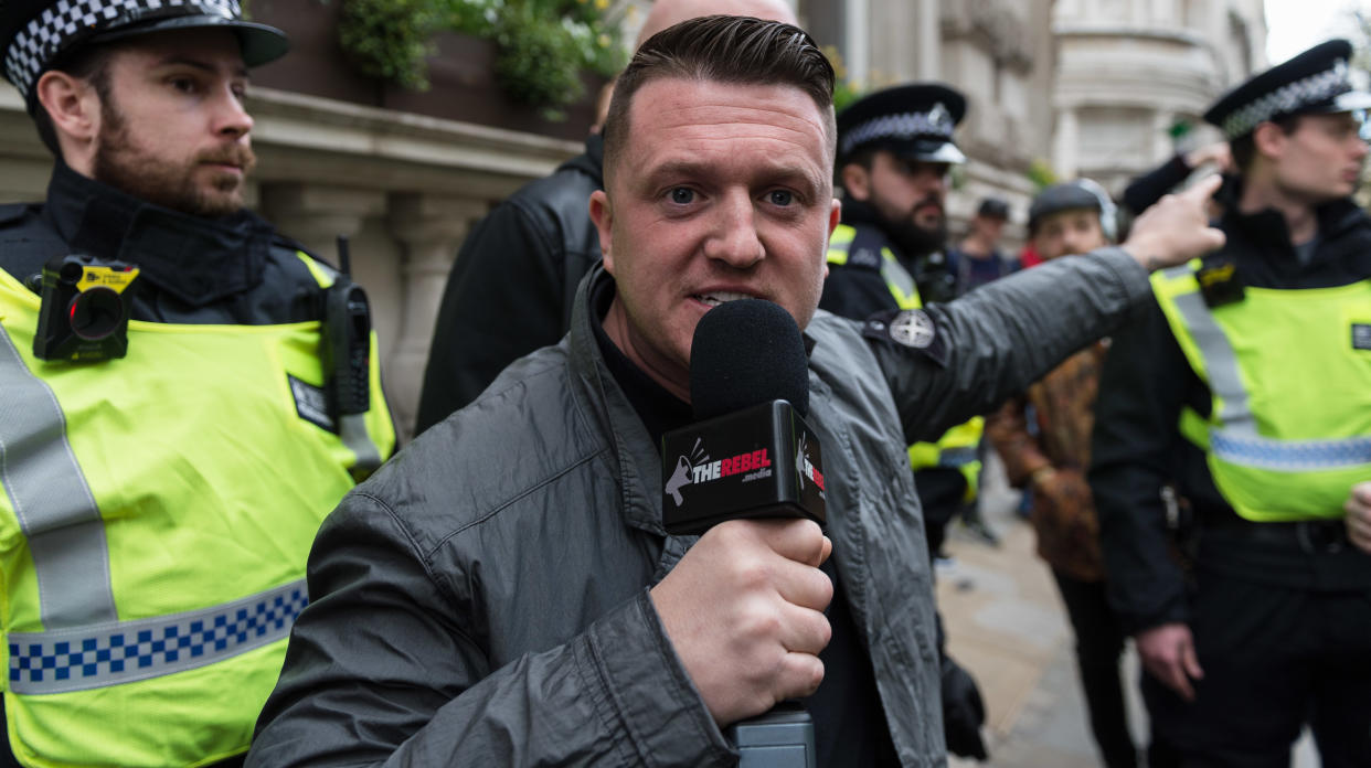 Tommy Robinson has been stripped of his verified status on Twitter