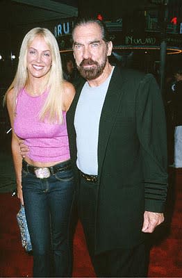 John Paul DeJoria and Buxom Galpal at the Mann's Village Theatre premiere of Warner Brothers' Space Cowboys