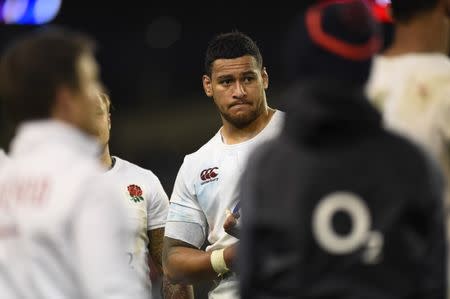 Rugby Union - Ireland v England - Six Nations Championship - Aviva Stadium, Dublin, Republic of Ireland - 18/3/17 England's Nathan Hughes looks dejected at the end of the match Reuters / Clodagh Kilcoyne Livepic