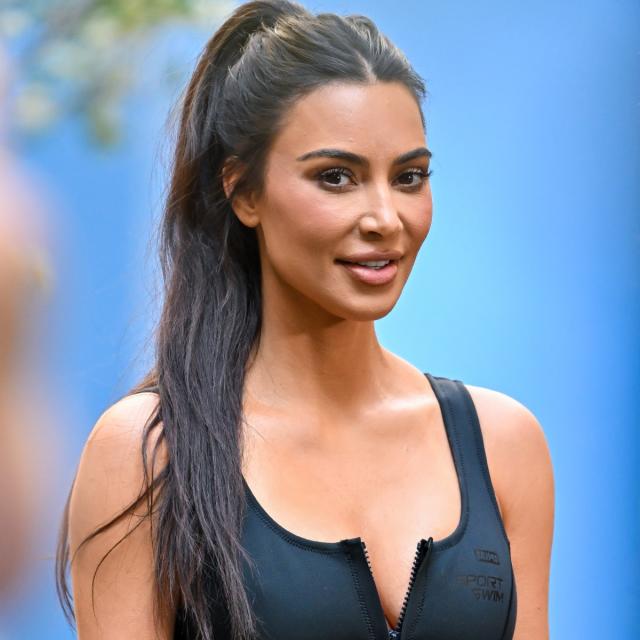 Kim Kardashian has a 'very serious' question about her look