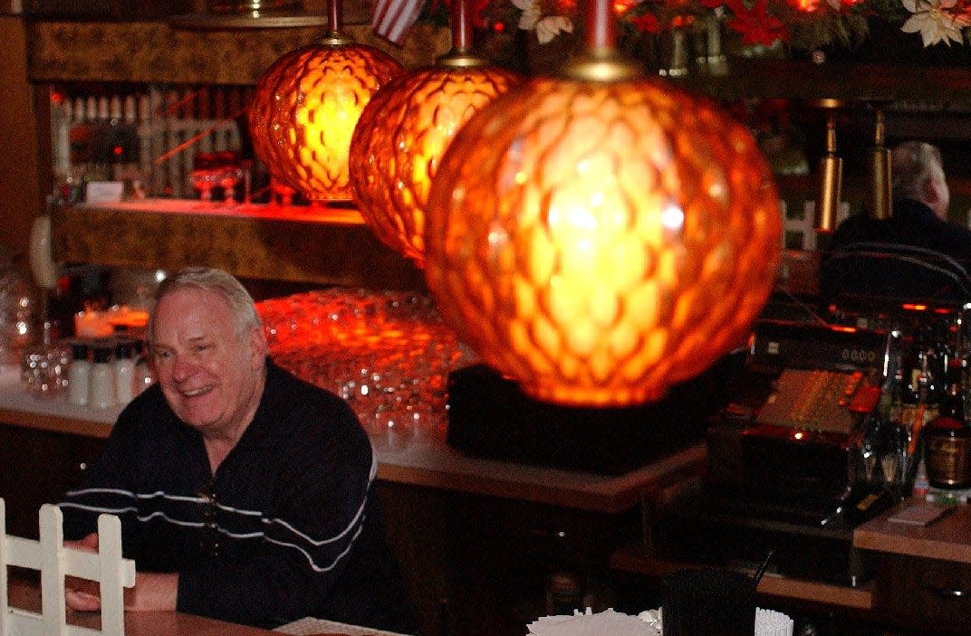 Ron Zeller talks behind the bar at At Random, 2501 S. Delaware Ave. in Milwaukee's Bay View neighborhood, in this 2002 photo.