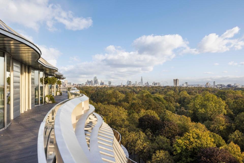 Th development boasts views of Hyde Park